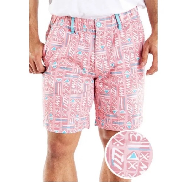 Tipsy Elves Men’s Pink Tribal Shorts size XXL - Picture 1 of 10